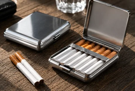 Étuis à cigarettes en aluminium